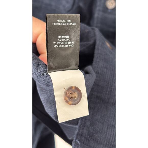 Line Of Trade Mens Midnight Stone Corduroy Workshirt Long Sleeve Size 2X New - Picture 14 of 15